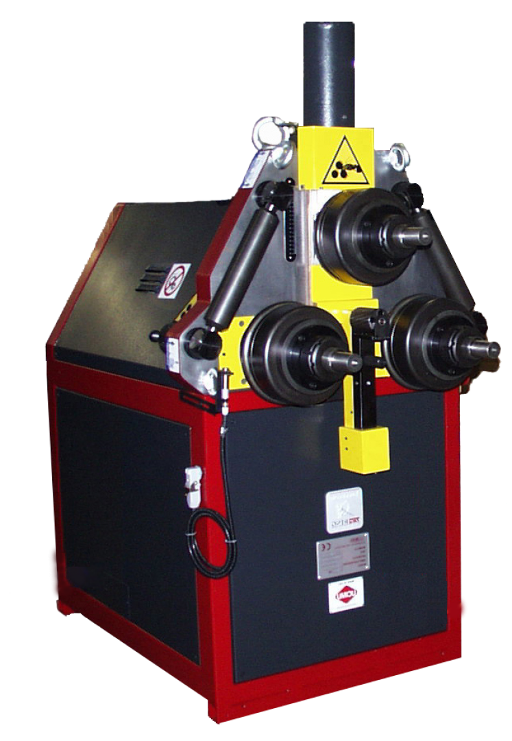 The DELTA 60 is the bending machine at the top of the iron and aluminium door and windows profiles field. Many advanced techinical solutions are present in this model characterized by a particular geometry with adjustable centre-distances that allow the bending of many profiles with open or closed section. The numerous tools and their use with the CNCi control make this bending machine the only and irreplicable partner for all who want the maximum aesthetic and functional result at minimum cost adn without using specialized personnel. Versions PQi: Equipped with PQI control, the Intelligent Quote Positioner for the predetermination of the bending radii. CNC TOUCH: Equipped with a user-friendly touch screen Computerized Numerical control to manage two speeds on the two axis CNC2/2: Equipped with CNC2/2, Computerized Numerical Control with two axis able to automatically managed joints and bending radii predetermination CNCi: Equipped with CNCi control, the Computerized Numerical Interpolated Control for the predetermination of the bending radii, able to manage untill 1000 steps of a virtually infinite number of storable programms CNCi-E: Electrical version, equipped with brushless motors 